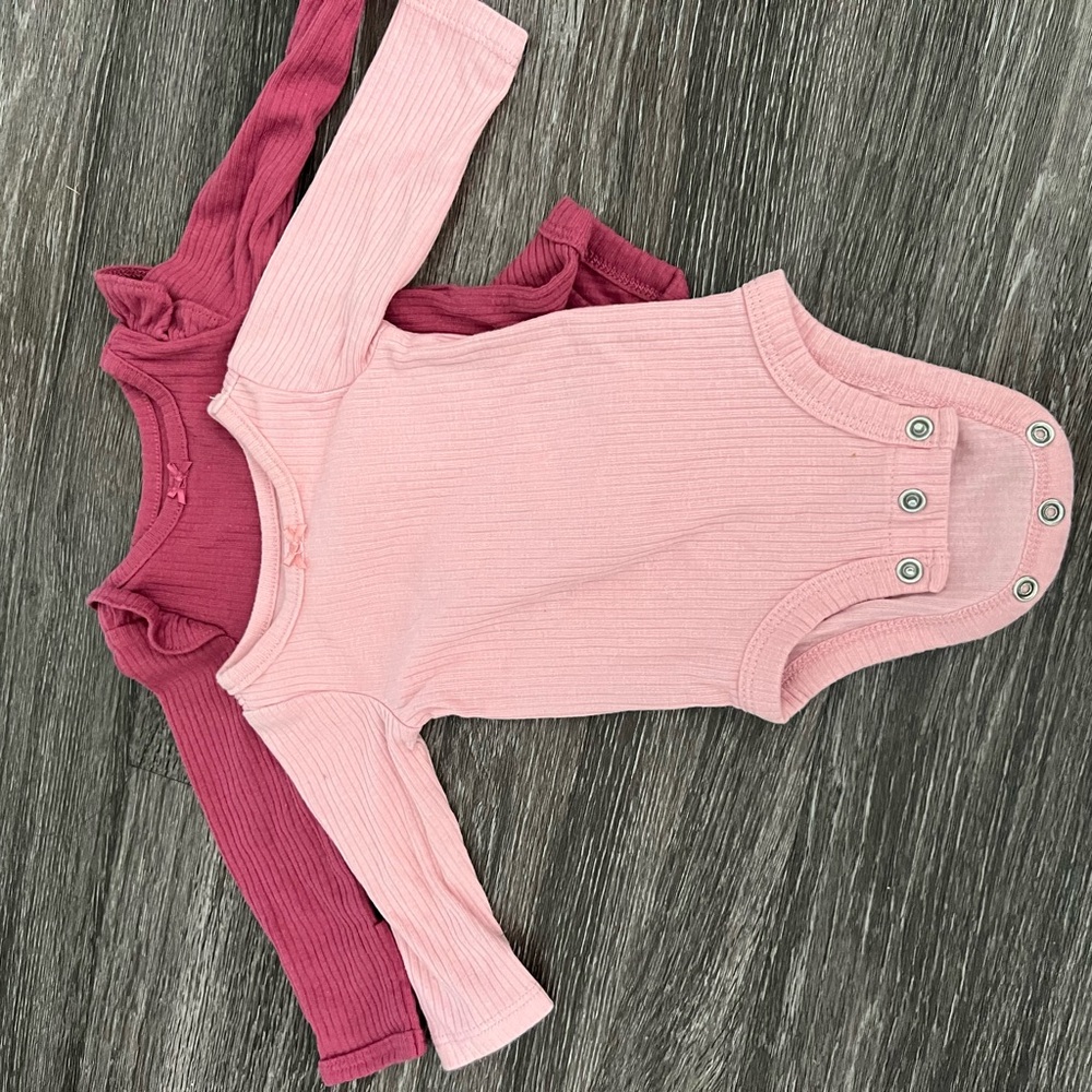 Carter's Pink and Red Bodysuit One Piece